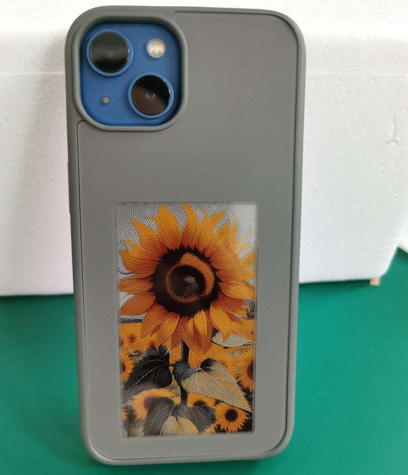 2024 New design DIY Customization NFC E-ink Screen Smart phone case for iPhone 15 15Pro 15Plus 15Pro Max 14 14Pro Max 13 13Pro Max